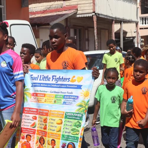 Laborie Boys' and Laborie Girls' Primary Schools Joined Forces for 'Tw&ograve;p Sik Pa Bon' Health Walk