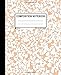 Unruled Composition Notebook: 100 unruled pages [50 sheets], 7.5 x 9.25, BEIGE MARBLE COVER (Arune Composition Books) (Volume 2)