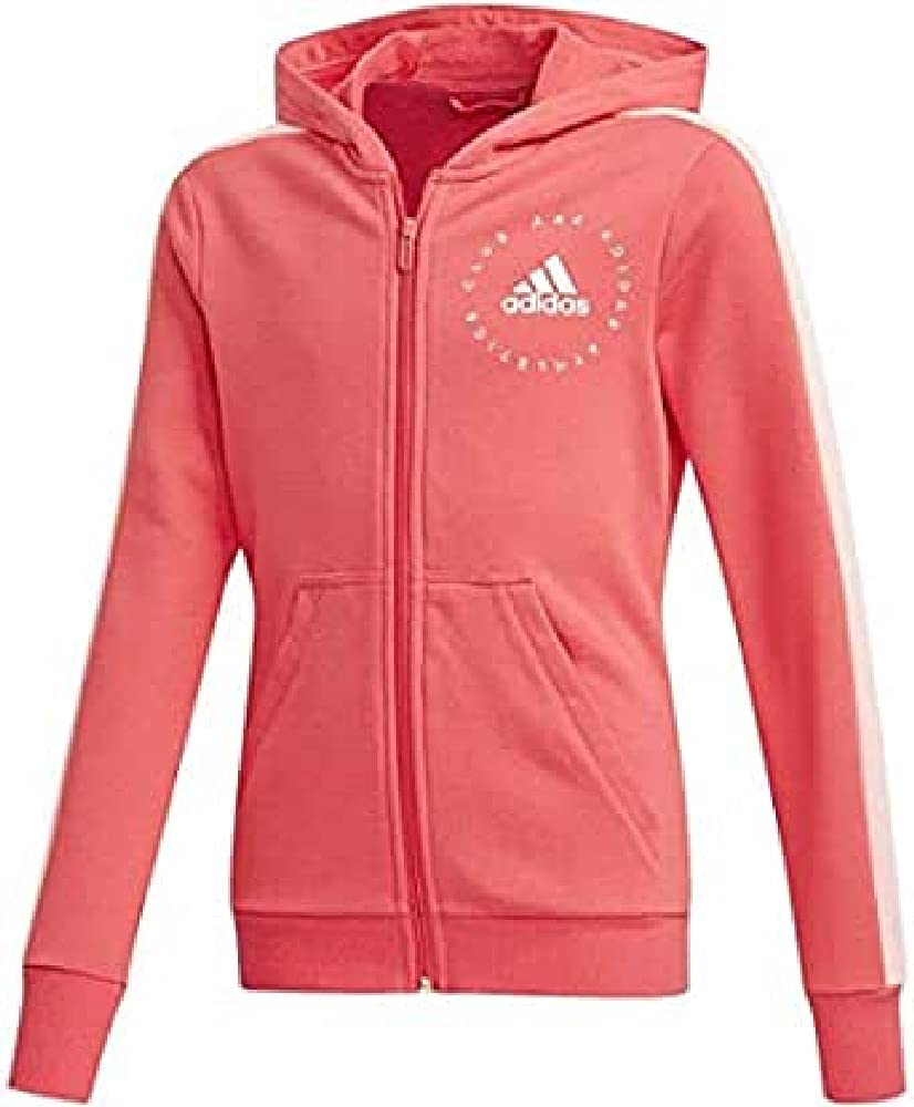 adidas Jg Hood Cot Ts Conjunto Deportivo Niñas