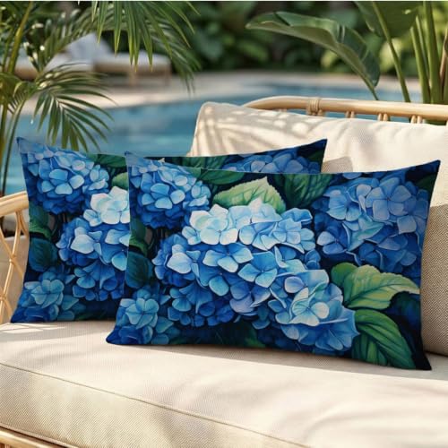 Coussin exterieur impermeable 70x40 cm avec fermeture eclair invisible
