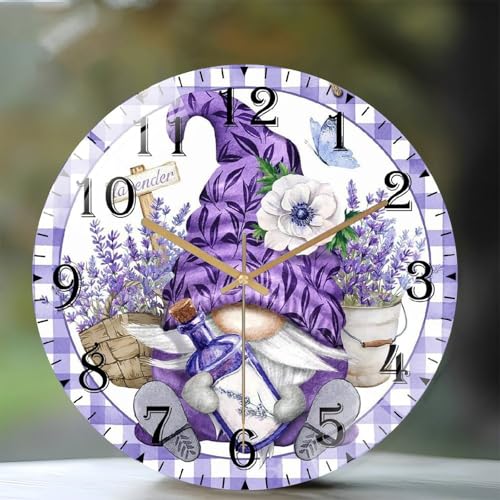 Reloj de Pared Analógico Acrílico 8 Pulgadas Silencioso miniatura 1