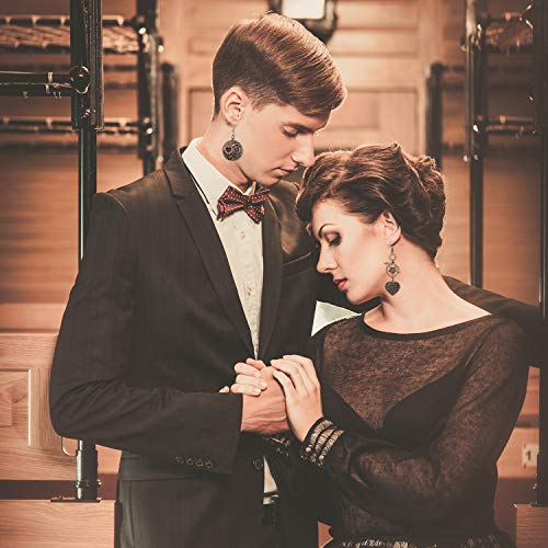 Hicarer 8 Pairs Steampunk Earrings for Women Vintage Drop Gear Earrings Dangle Antique Clockwork Mix Tone Steampunk Accessories Steam Punk Jewelry for Women Halloween Cosplay2