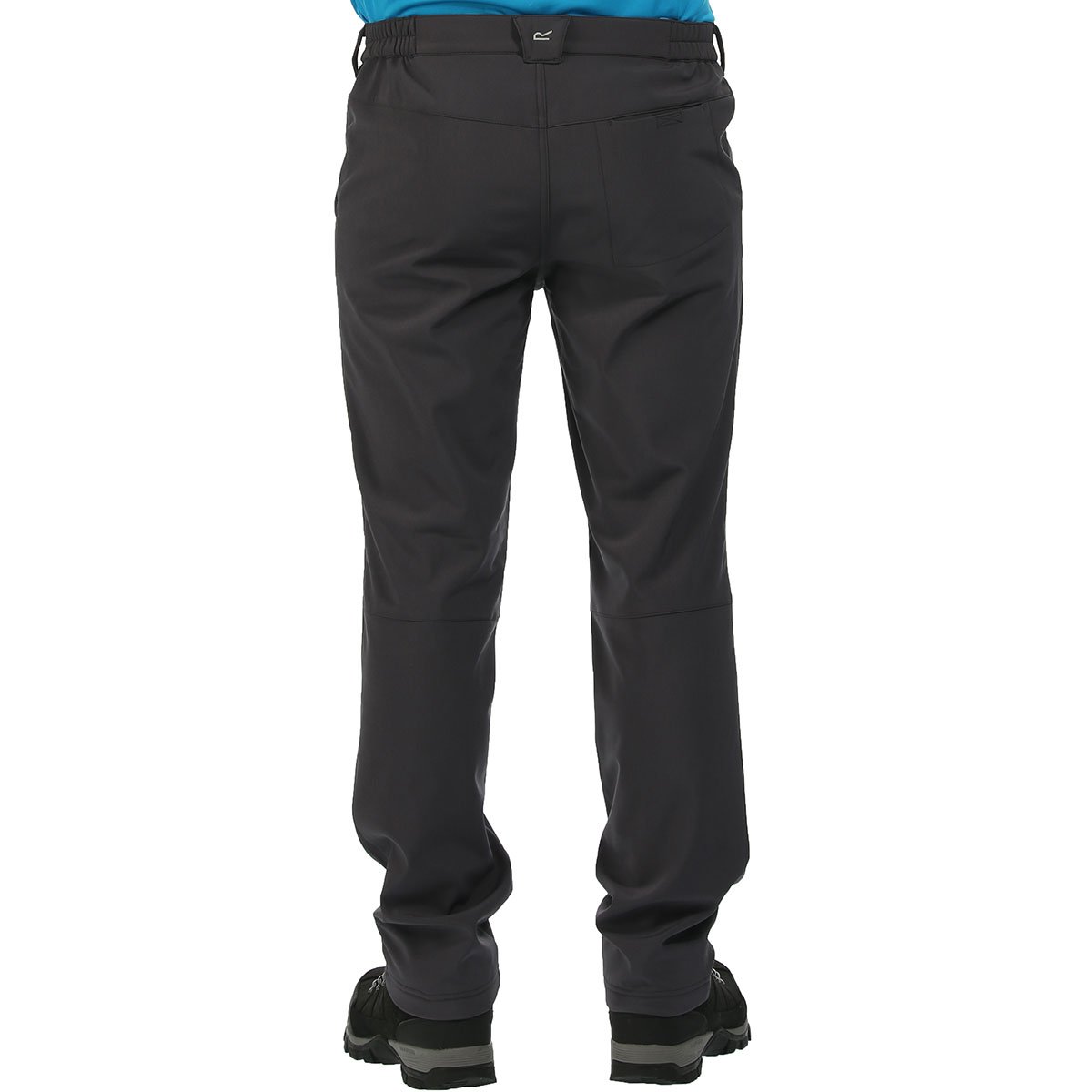 Regatta Fenton Pantalón Tejido Softshell Impermeable Trousers, Hombre, Seal Grey, 34"