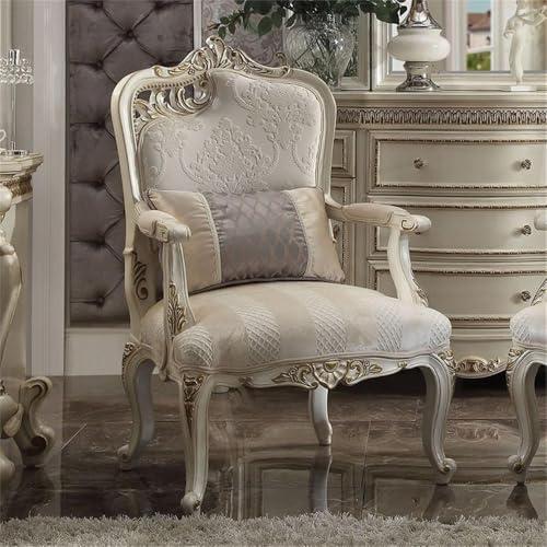 Acme-Picardy-Accent-Chair-with-Pillow-in-Antique-Pearl Acme Picardy Accent Chair with Pillow in Antique Pearl