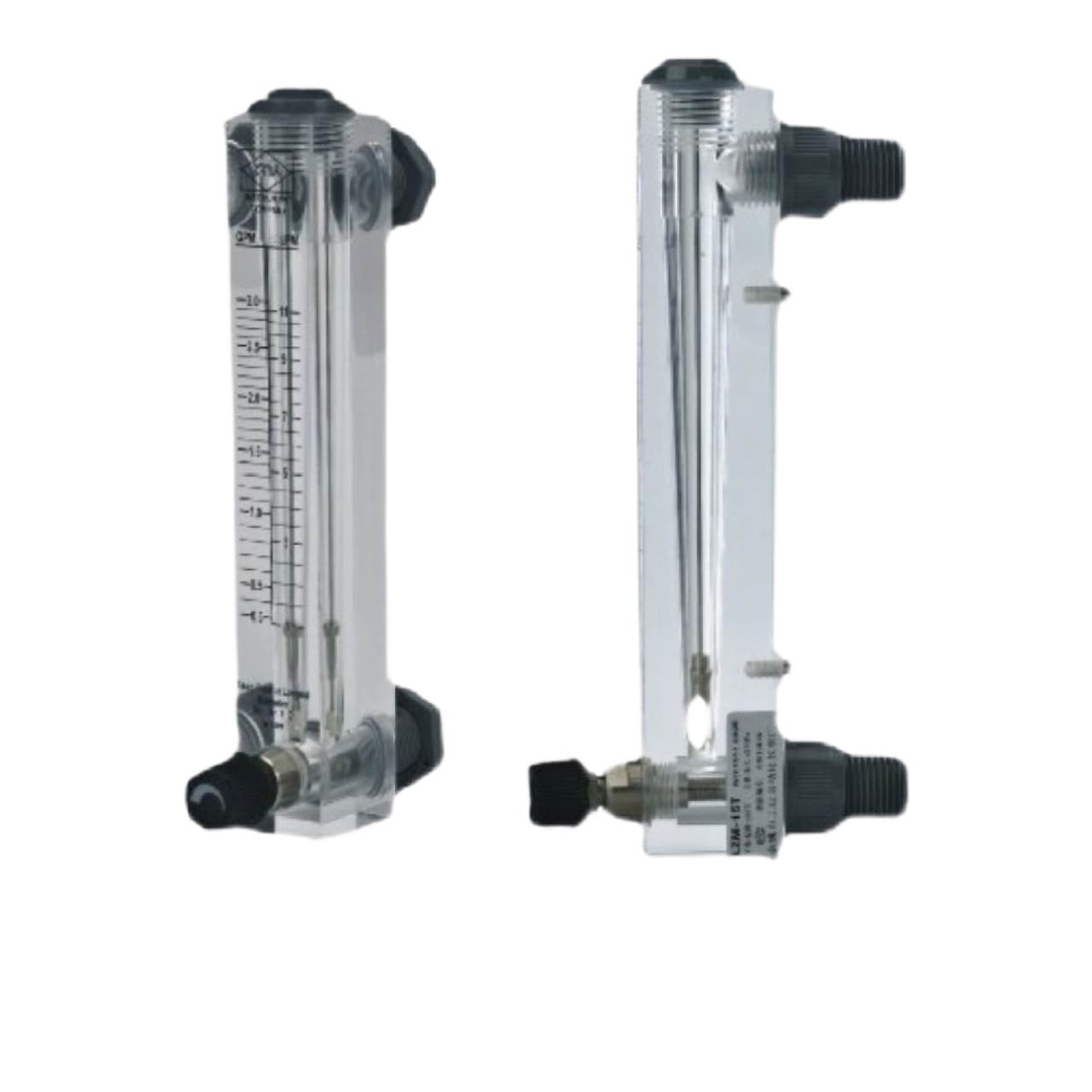 LZM-20T Acryl-Rotameter-Durchflussmesser for Luft, Wasser, Gas, Flüssigkeit, Plattentyp, hochpräziser industrieller Einsatz(2-16GPM 8-60LPM)