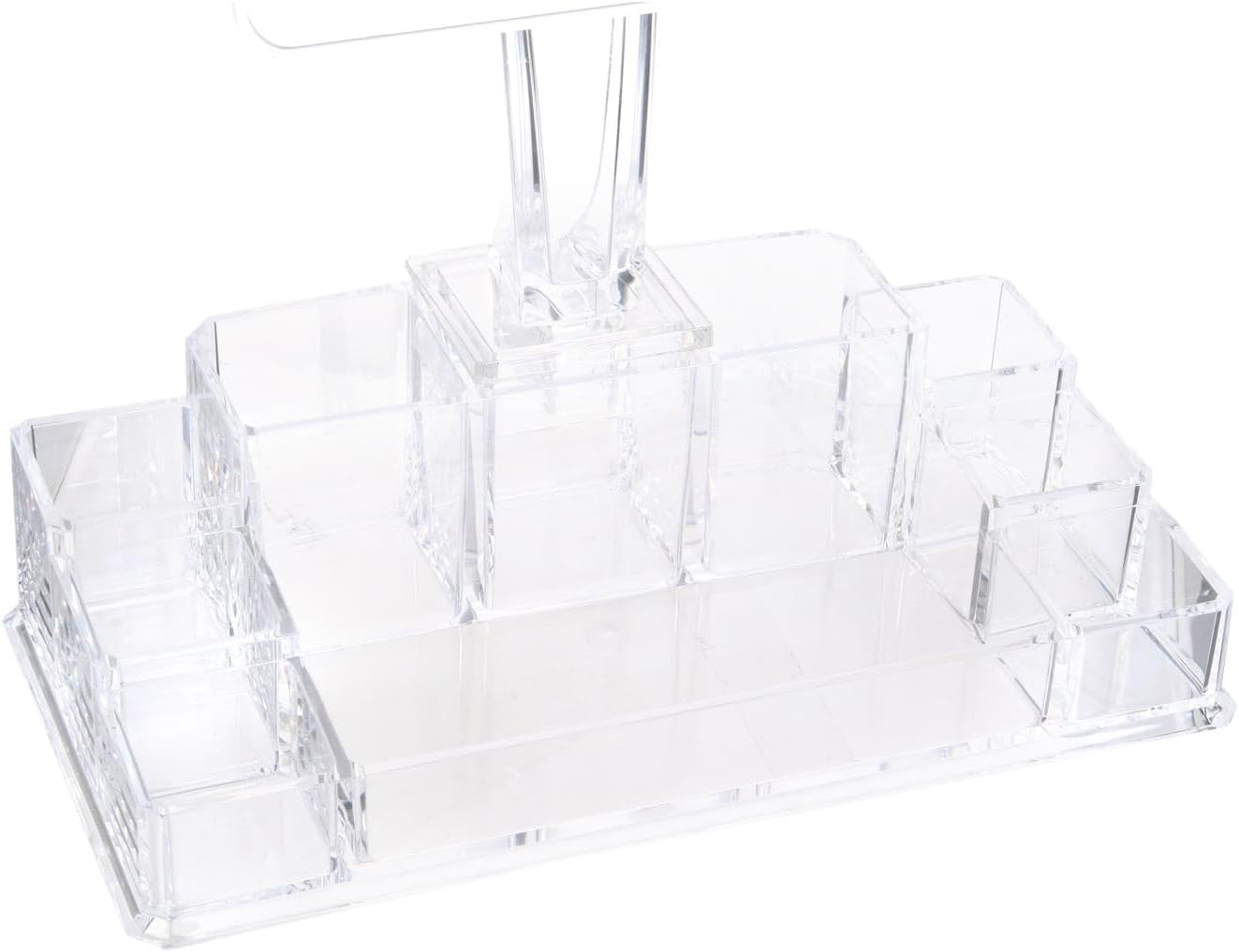 Miroir de Table LED avec Rangement Acrylique, Plastique Sc29293