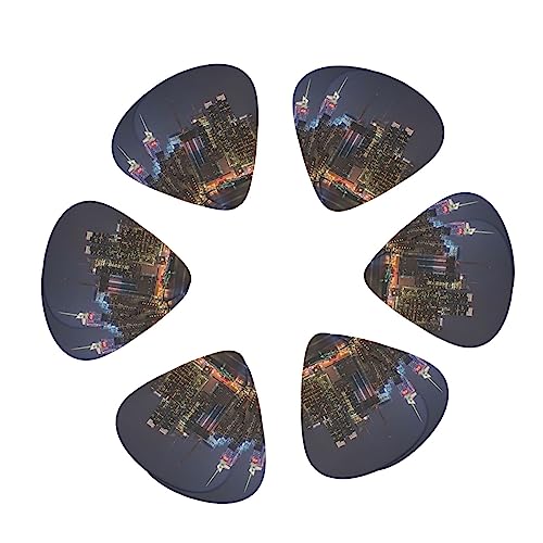 Beautiful City Sky Line Lot de 2 médiators de guitare 12 médiators tendance et durables dans une boîte pour ukulélé guitare électrique basse - Les Beatles, Paul McCartney, John Lennon, RIngo Starr, George Harrison Beautiful City Sky Line Lot de 2 médiators de guitare 12 médiators tendance et durables dans une boîte pour ukulélé guitare électrique basse – Image 3