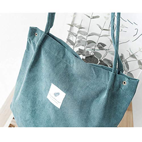 Crewell donne corduroy Tote da donna casual spalla...