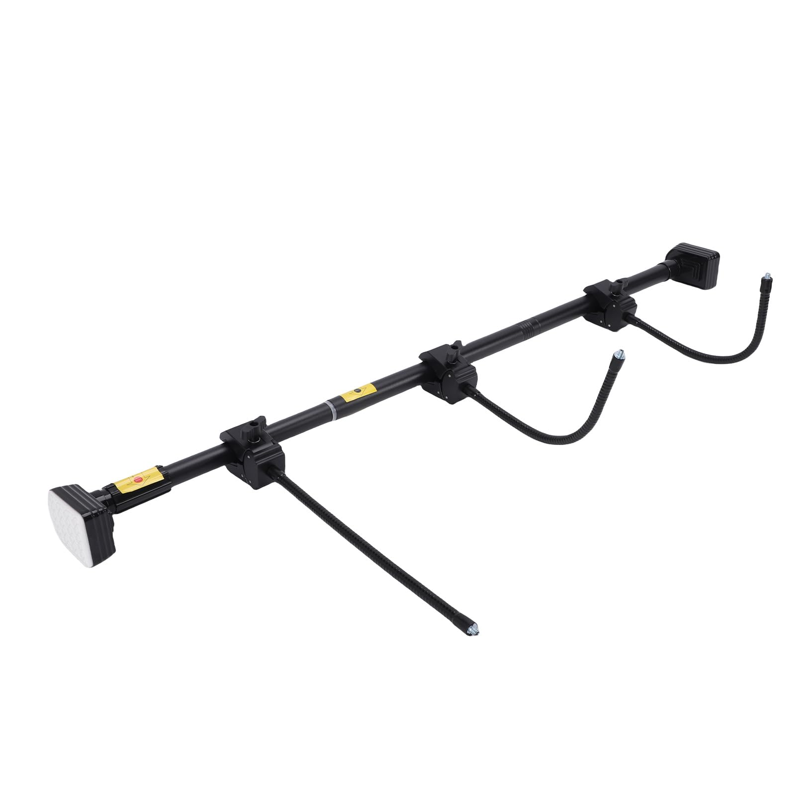 Colgador de Guirnaldas Ajustable y Resistente para Decoraciones Navideñas, Coronas de Luces, Acero Inoxidable de Alta Resistencia para Marco de Puerta Delantera, Pared, Negro Tamaño: (80 a