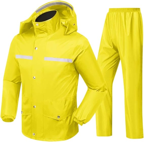 Amazon レインウェア上下セット メンズ レインスーツ 上下セット レディース レインコート バイク用 カッパ 雨合羽 防水 防汚 晴雨両用 自転車 スクーター 登山 耐久性 男女兼用 大きいサイズ 通勤通学 おしゃれ 軽量 雨具 雨着 梅雨対策 収納袋付き レインスーツ