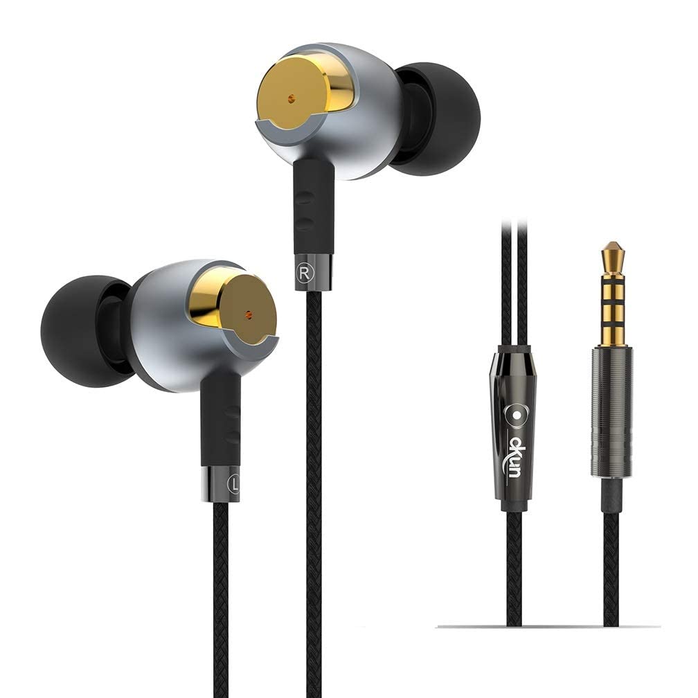 Noise Isolating in-ear Earphones EP-630 Series Fit iPhone, iPad, iPod, Samsung with Microphone