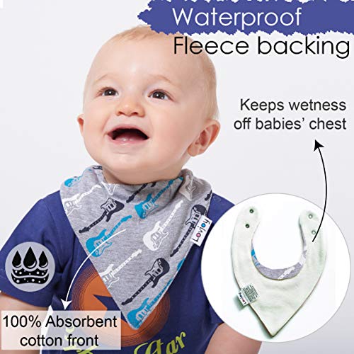 Lovjoy Bavaglino neonato - Confezione da 5 Disegni...