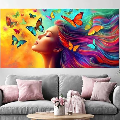 Peinture Diamant Papillon 5D pour créer une fresque murale scintillante chez soi