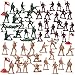 BigOtters 307PCS Army Action Figures Set, Plastic Soldiers World War II Army Toys with Playset Tanks Planes Flags Accessories for Party Favor Birthday Gift