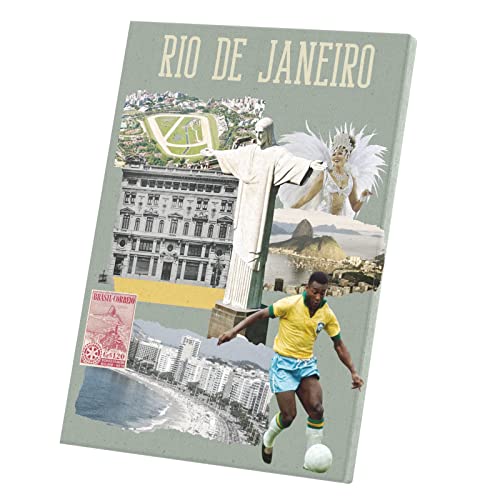 Poster Rio de Janeiro Souvenir de Voyage et Esprit Carnaval