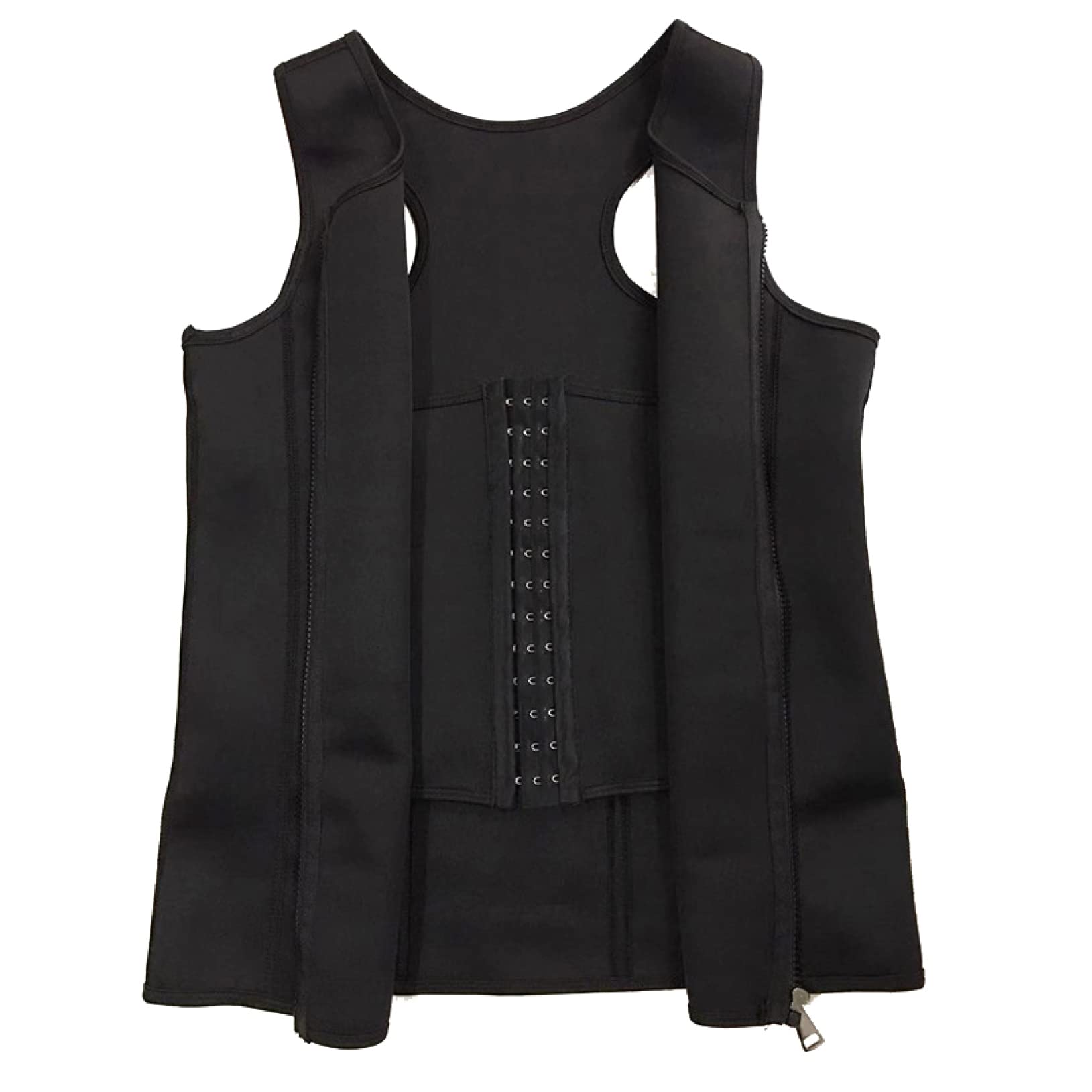 Traje de sauna recortador de cintura para hombres adelgazante 8