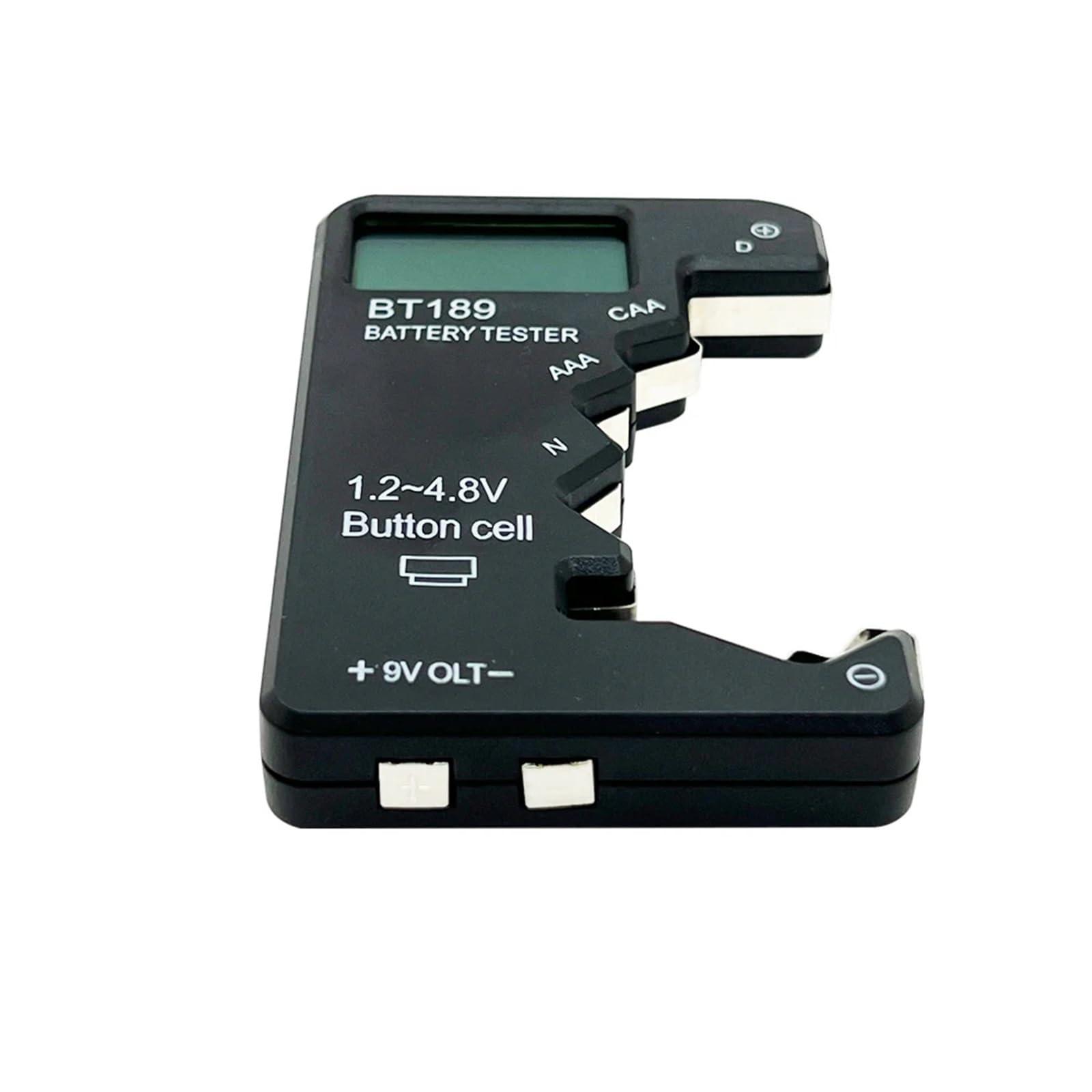 6-częściowy tester pojemności akumulatora BT-189 AA/AAA/C/D/9V/1,5 V, uniwersalny wyświetlacz BT189 (pomarańczowy)