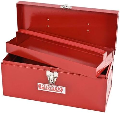 Miniatura 2 de Stanley Proto J9954-NA Proto Caja de herramientas de uso general, color rojo, 14 pulgadas de largo x 6 pulgadas de profundidad x 6-1/2 pulgadas de