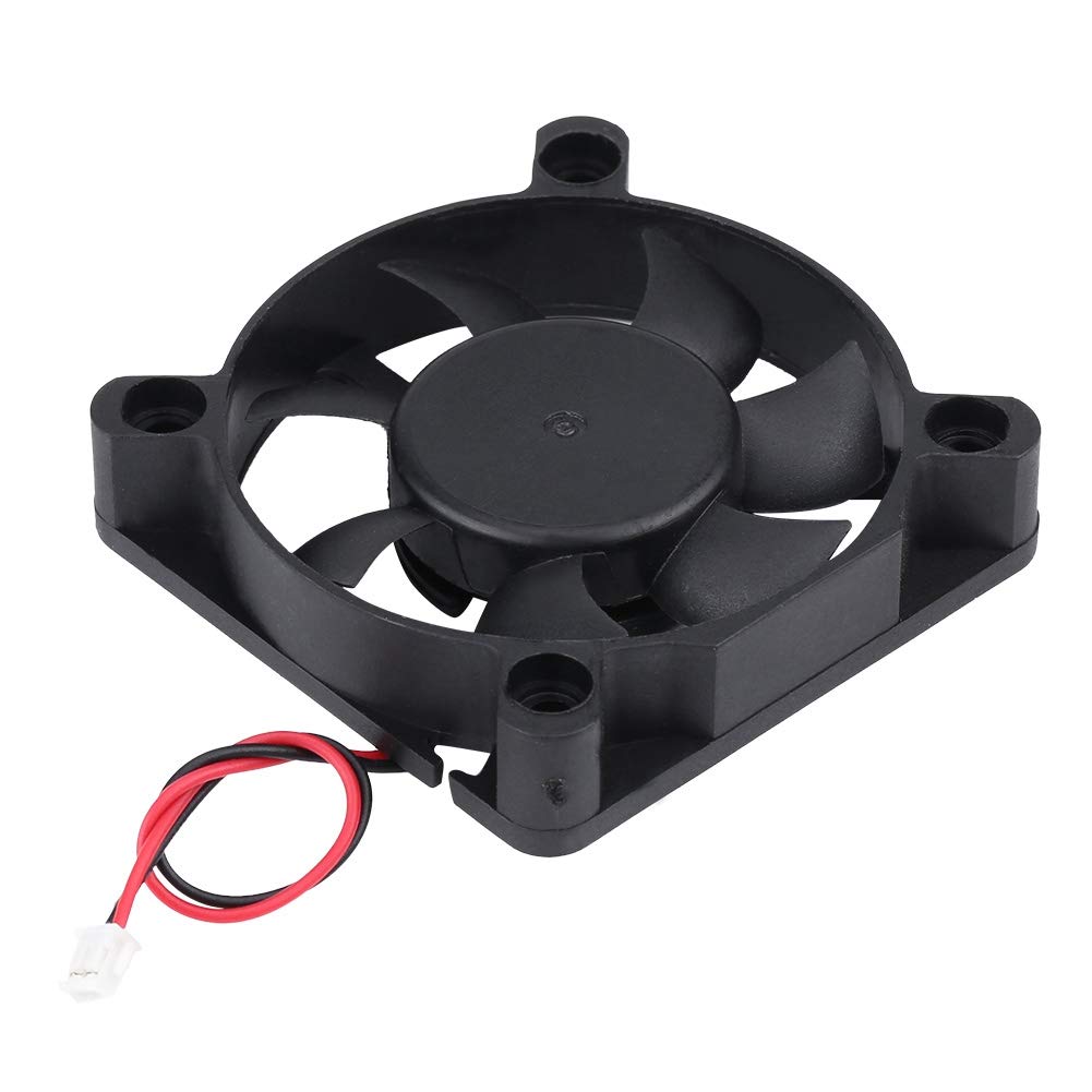 Engine Cooling Fan, DC Cooling Fan Cooling Fan RC Motor Engine RC Car Parts Black DC Fan Car Parts (50 * 50MM)