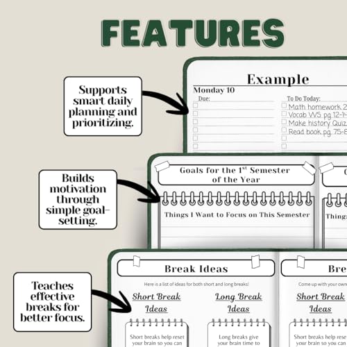 All-in-One Academic Planner 2025–2026: The Ultimate Organizer for Student Success