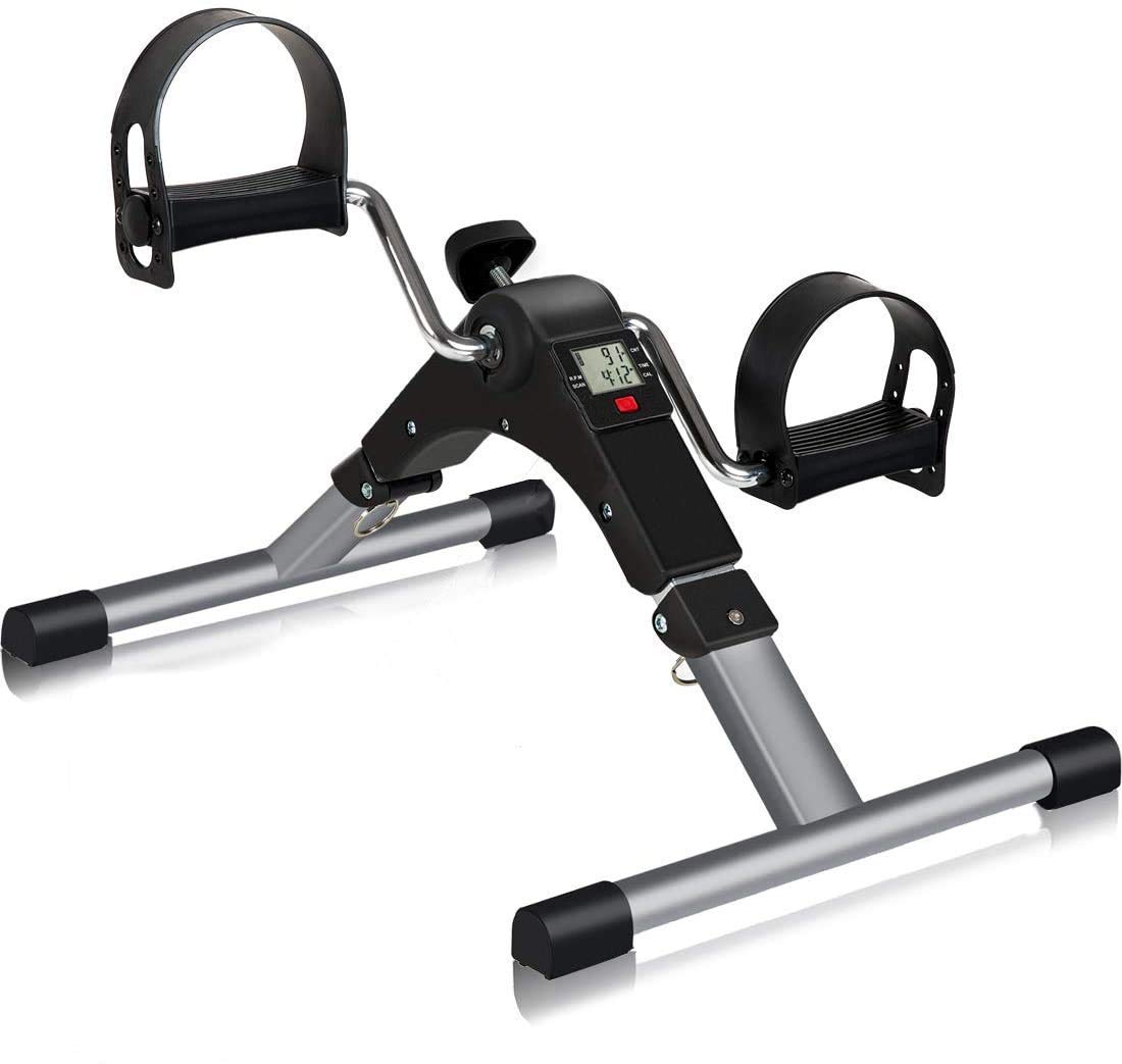 QUSSUK Pedal Cycle for Exercise | Mini Bike Exercise Cycle for Home | Physiotherapy Mini Bike Home Use Adjustable & Foldable | Indoor Fitness Resistance Light Exercise of Legs & Arms (Black/Silver) (B0CPFQHPY8) Amazon Price History, Amazon Price Tracker