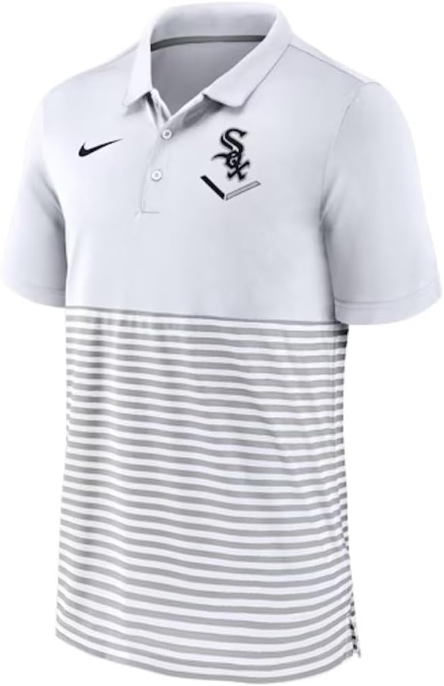 Nike Men's MLB Home Plate Striped Polo