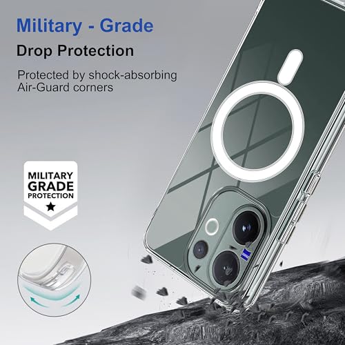 Image of Zapcase Back Case Cover for Vivo V60 | Compatible for Vivo V60 Back Cover | Compatible with MagSafe | Scratch-Resistant Back Cover | Clear