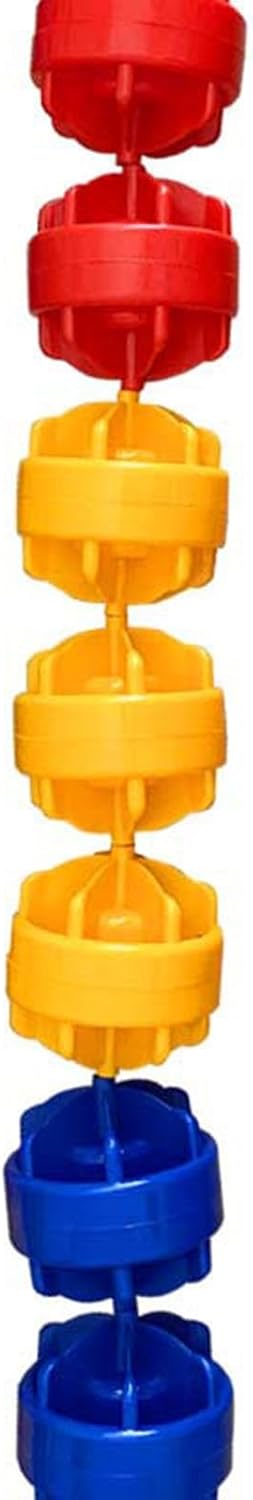 Generic Rope Floats, Swimming Pool Divider Ropes, Strong Buoyancy Shock Proof Spiral Safety Fence， Divide Beach Deep End Divider, 8 Buoys/m One Color Per Meter (Color : 4.7in, Size : Nylon r
