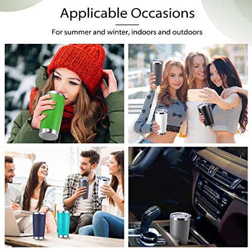 36 Packs Stainless Steel Tumbler Bulk With Lid Vacuum Double Wall Insulated Travel Coffee Mug Powder Coated Insulated Tumbler Cup For Christmas Wedding Birthday Party Favor Gifts (20 Oz, Multicolor) #TOP5