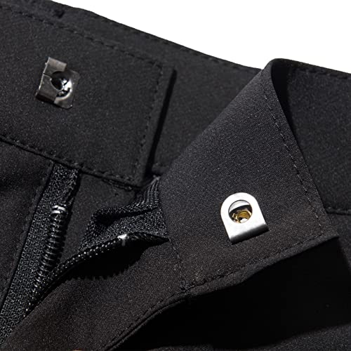 Pantalones impermeables montaña hombre con tejido cargo térmico y elástico 5