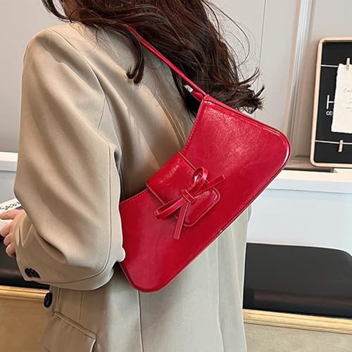 Shoulder Bag for Women, Vintage Handbag Retro Classic Small Purse Coquette Bow Purse Hobo Handbag
