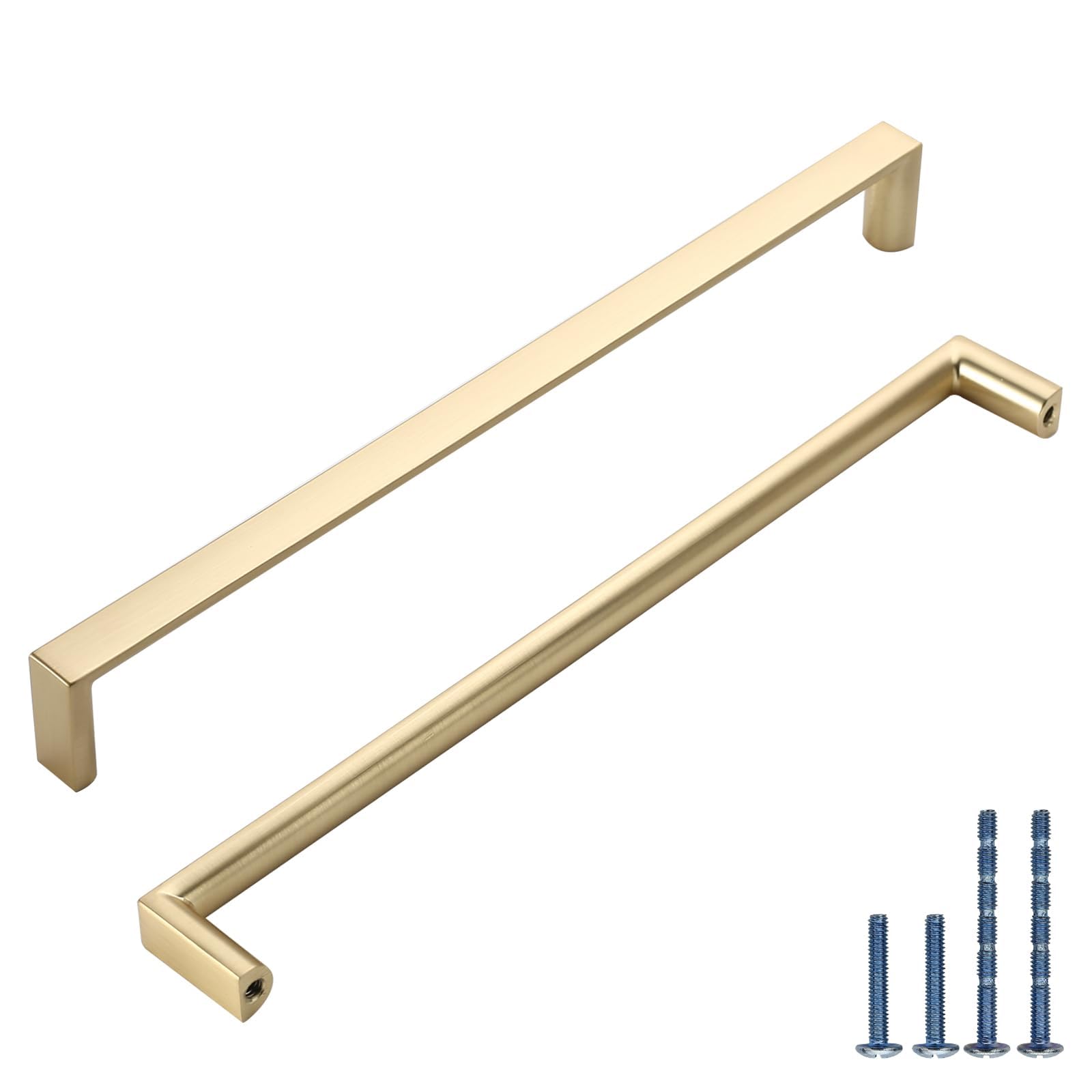 Brushed Gold Cabinet Pulls - 10 Pack -11