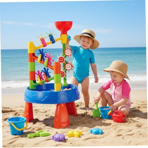 Table à eau pour bébé et ensemble de sable de 32 pièces : le cadeau d'été idéal