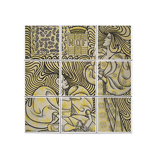 Carreaux céramique haut de gamme décor Art Nouveau médiéval chic