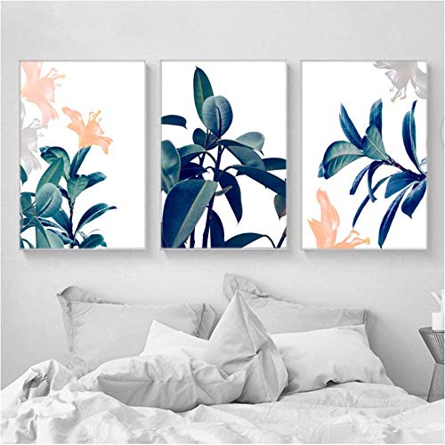 Mur art décoration affiche toile feuilles tropicales pour rénover son mur