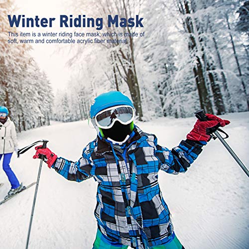 ABOOFAN Capa de Esqui Balaclava Capa de Rosto de Esqui à Prova de Vento de Malha Balaclava Capa de F