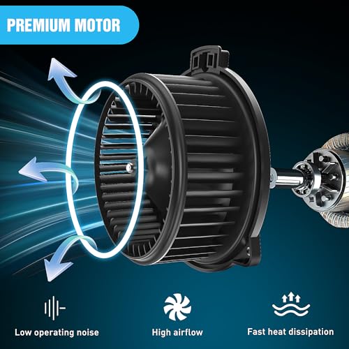 Image of Nilight HVAC Heater Blower Motor Fan Fit for Toyota Corolla Matrix 2003 2004 2005 2006 2007 2008, Replaces 8710302370 700057 TO3126102 87103-02070 8710302050 615-50187