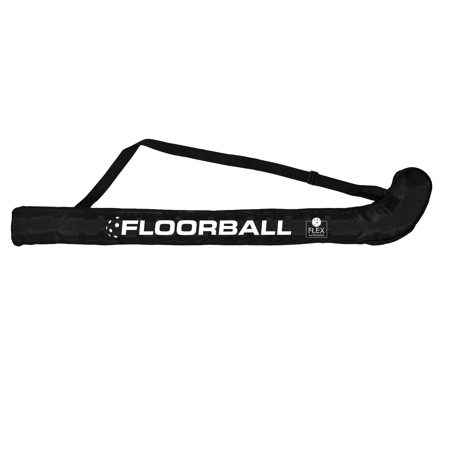 HAE Floorball & Unihockey - Borsa per racchette fino a 3 racchette, in nylon resistente, adatta per bambini, ragazzi e adulti, lunghezza del gambo fino a 104 cm