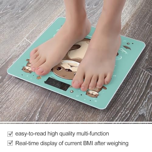 Báscula Digital de Baño Cartoon Cute Otter 400 lb miniatura 5