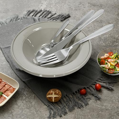 Bon-Elegance-20-Piece-Stainless-Steel-Flatware-Silverware-Cutlery-Set-Include-KnifeForkSpoon-Dishwasher-Safe-Service-for-4