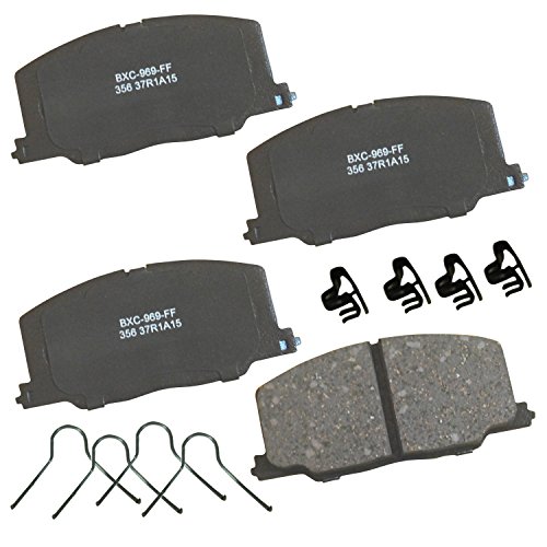 Image of Bendix Premium SBC356 Ceramic Front Brake Pads for Lexus ES250 1991-1990, Toyota Camry 1991-1987, Celica 1993-1988