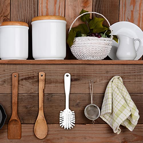 Image of Remco 2 25 /64 in W Dish Brush, Medium, 8 in L Handle, 3 1 /8 in L Brush, White, Plastic 42375-1 Each