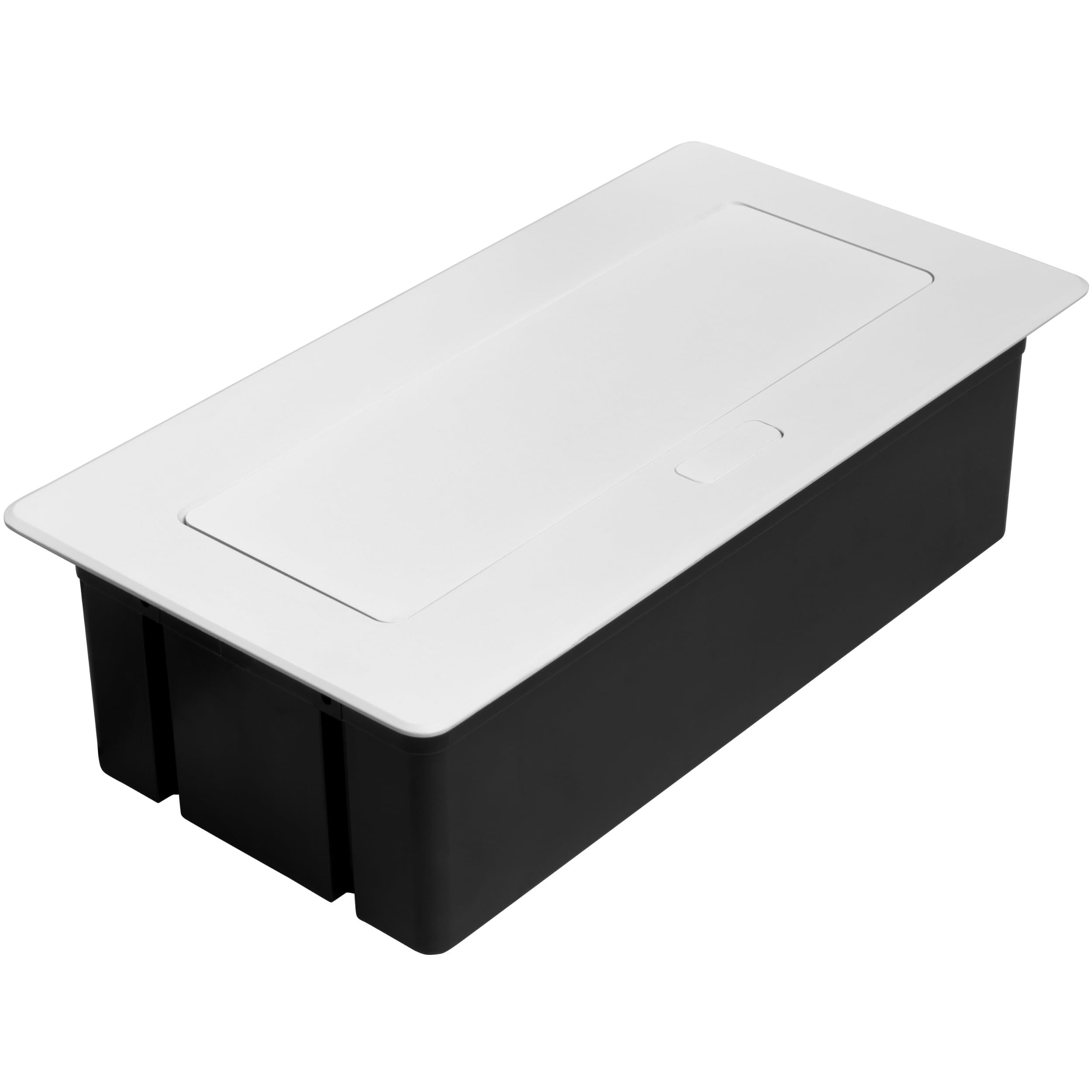 GTV Enchufe empotrable MULTISOFT blanco con 2 Schuko, USB A+C, RJ45, HDMI 2.0, cable 1,5 m