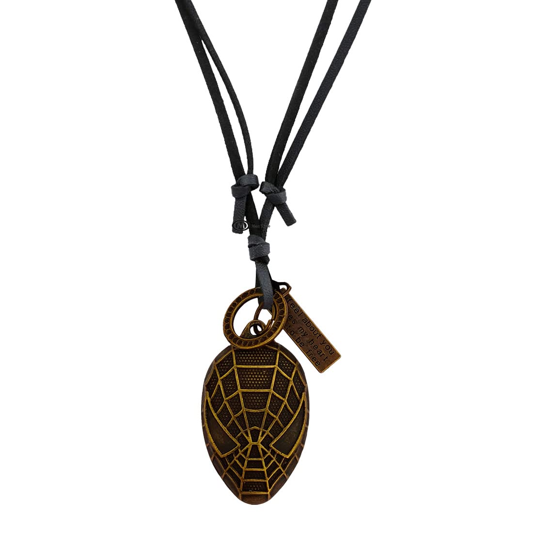 Stylish Handmade Mask Locket Antique with Adjustable Leather Cord Gold Black Bronze Leather Pendant for Unisex-image-29
