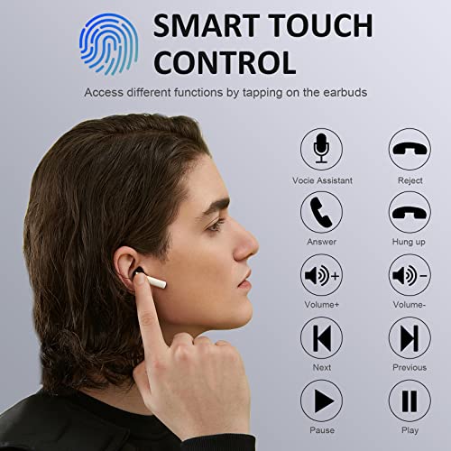 Kuizil Bluetooth 5.3 Kopfhörer, In Ear Kopfhörer Kabellos mit Mini Ladekoffer, LED Digitalanzeige, In Ear Ohrhörer mit… - Image 7