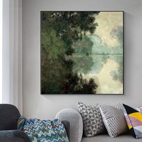 Cadre déco Monet paysage impressionniste à offrir