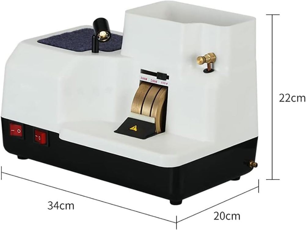 Bordeadora manual de lentes ópticas con luz LED, amoladora manual para corte de gafas, equipo de almacenamiento para dar forma de precisión
