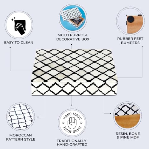 Image of Handicrafts Home Jewelry Storage Box Organizer - Moroccan Pattern Inspired - Decorative Boxes