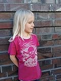  FC St. Pauli Shirt/T-Shirt ** Totenkopf Freude pink-weiß ** Kids (116)