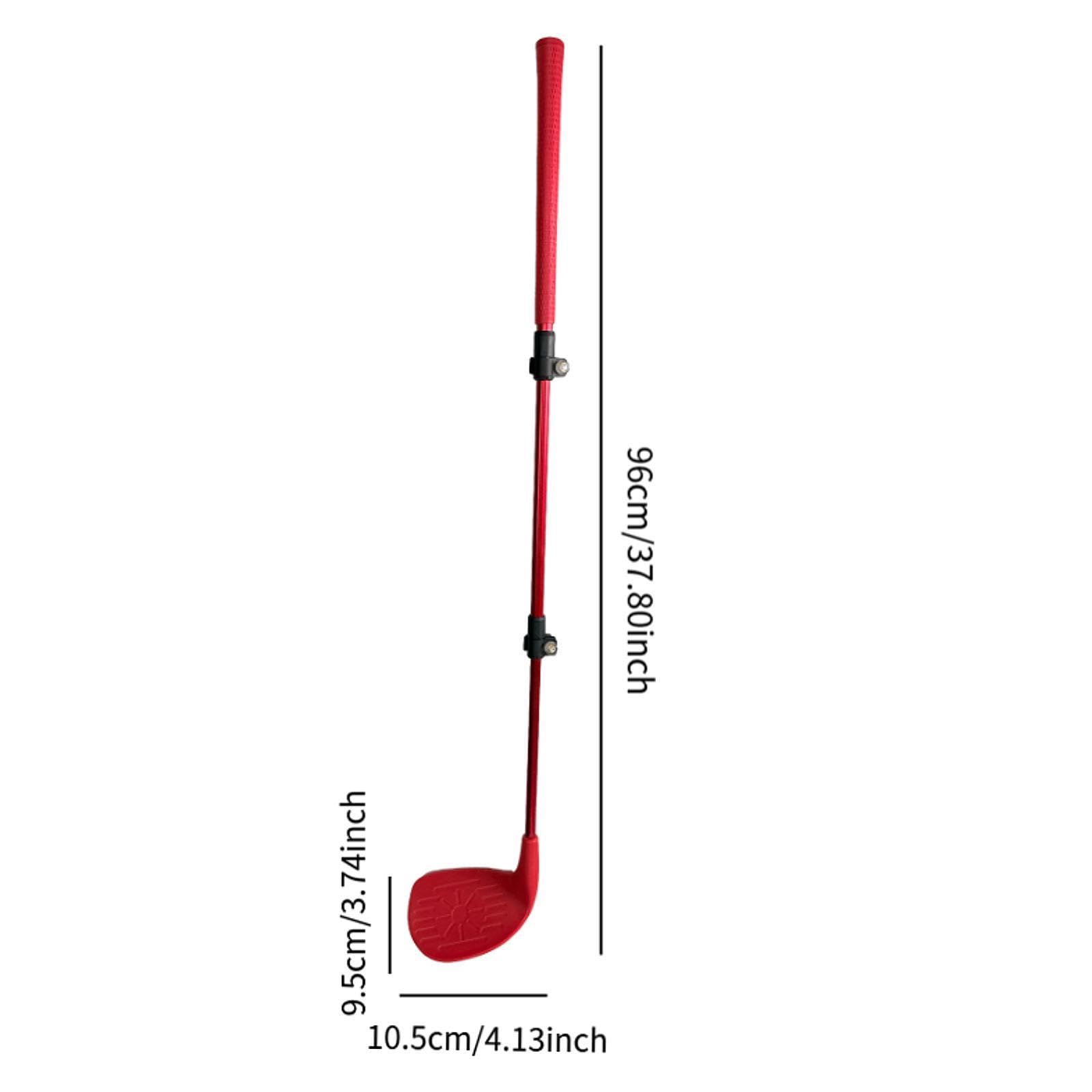Oshhni Golf Wedge Golf Chipper Club für Anfänger und Profis, Golfschläger Golf Club Leichte Teleskop-Trainingshilfe zum Spielen für Herren & Damen, Rot